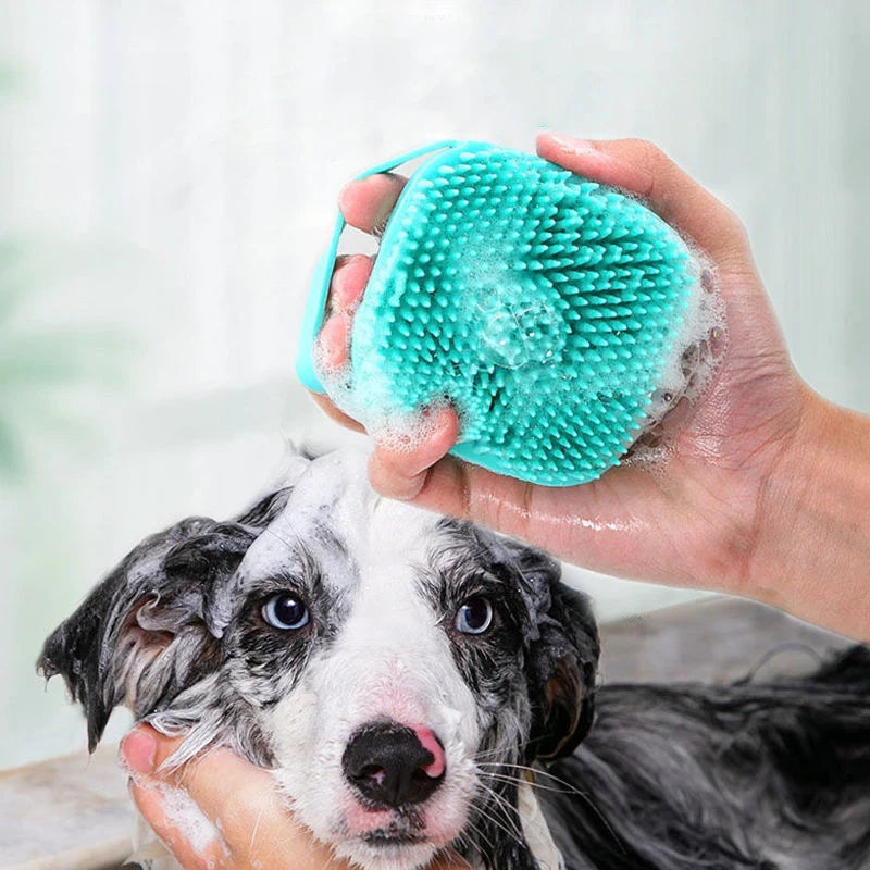 Escova de Banho Massageadora para Pets